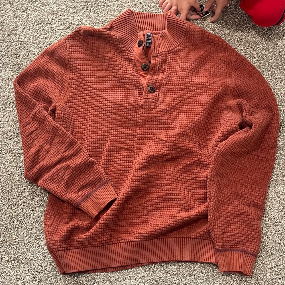 G.H. Bass & Co. Men's Brick Crewneck Sweater